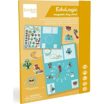 Hodiny Magnetická skládačka Scratch – hodiny a počasí