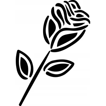 Samolepící dekorace Samolepka na stěnu růže 16y 45x30cm