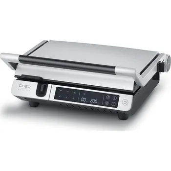 Kuchyňský gril Kontaktní elektrický gril CASO Germany SteakMaster Pro stříbrný/šedý 2000 W
