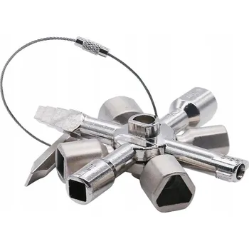 Klíč KLÍČ NA ELEKTRICKÉ ROZVADĚČE, ROZVODNICE, ODVZDUŠŇOVÁNÍ RADIÁTORŮ 10v1