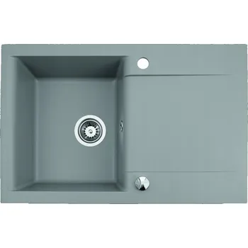 Granitový dřez Jednodřez Brenor Estein 1KO granitový šedý
