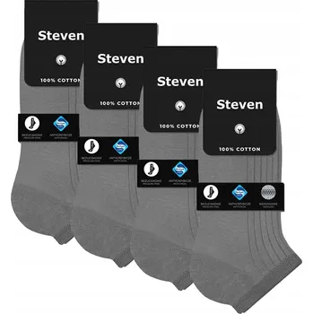 Pánské ponožky Pánské bezešvé KOTNÍKOVÉ PONOŽKY PONOŽKY 100% BAVLNA Steven *38-40