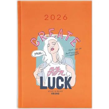 Diář Knižní diář pro učitele 2026 A5 oranžový