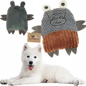 Hračka pro psa Plyšová Hračka pro psa Wesoły Pupil - Hračka piszcząca żaba