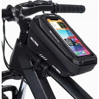 brašna na kolo WILDMAN cyklistická brašna na rám na zip 1L černá