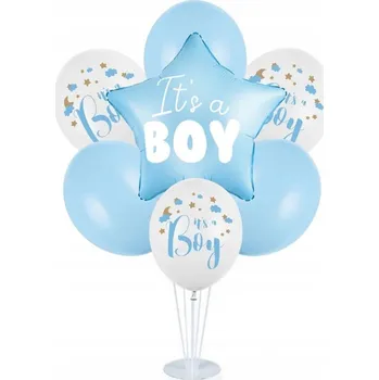 Balónek Sada balónků na stojanu - It's a Boy