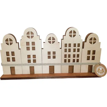 Dekorace z Řečice Domečky vesnička 40cm