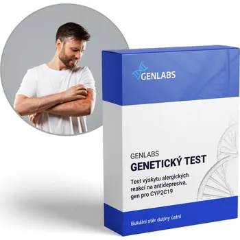 Diagnostický test GENLABS 1x Metabolismus léků (CYP2C19), reakce na antidepresiva