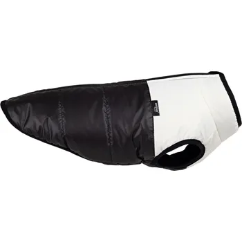 Obleček pro psa Reflexní bunda pro psy FLOU černá/bílá různé velikosti Rozměr: Rozměr 30 cm - jorkšírský teriér TOP PRODUKT