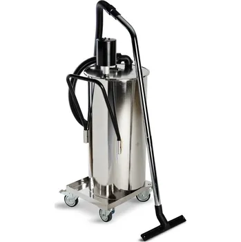 Průmyslový vysavač Vysavač na kapaliny s pneumatickým pohonem vč. pojízdné 80litrové nádoby na kapaliny