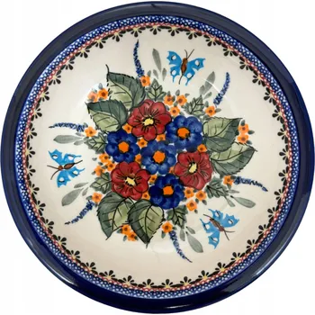 Talíř Hluboký talíř na polévku Zakłady Ceramiczne "Bolesławiec" 23 cm