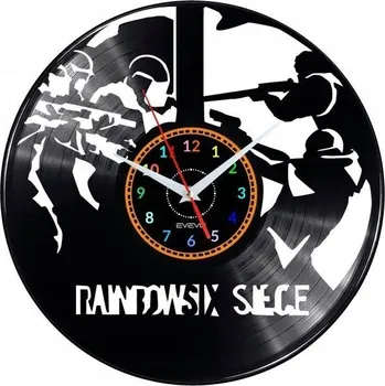 Hodiny TOM CLANCY'S RAINBOW SIX SIEGE VIDEO GAME HODINY NÁSTĚNNÉ DEKORATIVNÍ MODERNÍ