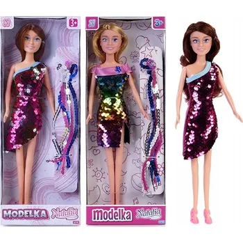 Panenka PANENKA Natalia ve flitrovaných šatech, mix 2 9 CM