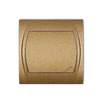 vypínač Schodišťový vypínač pod omítku Karlik zlatý 8LWP-3