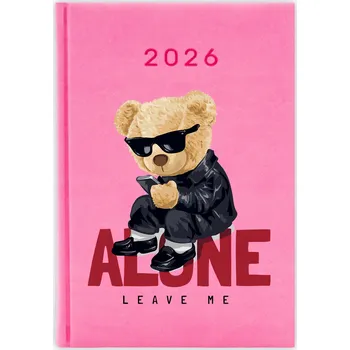 Diář Knižkový kalendář 2026 A5 růžový