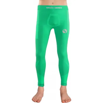 Dětské legíny Sesto Senso zelené, velikost XXS/XS