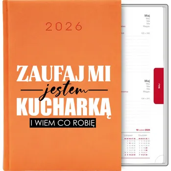 Kalendář Knižkový kalendář 2026 A5 oranžový