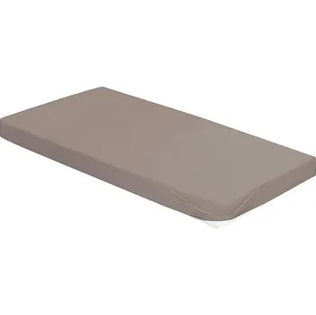 Prostěradlo Bierbaum Jersey prostěradlo 180 × 200 cm šedohnědé