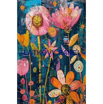 Látkový panel - Kočka - KČ-231 Velikost: 20x13cm, Materiál: Bavlna