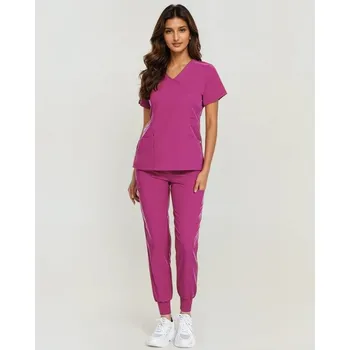 Podprsenka DÁMSKÁ ZDRAVOTNICKÁ SOUPRAVA SCRUB UNIFORM, MODEL CURE, BARVA RŮŽOVÁ, VELIKOST XS