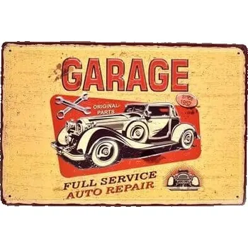 Obraz Plechová cedule Garage
