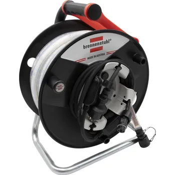 Prodlužovací kabel Brennenstuhl&nbsp;LED světelná hadice BS2540SI S na úložném bubnu, 25m, 4000K, jednostranná, 2m H07RN-F 2G1.5 typ C (IP44)