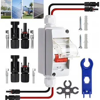 vypínač ODPOJOVAČ STEJNOSMĚRNÉHO PROUDU IP65 VODOTĚSNÝ 2P 32A 500V