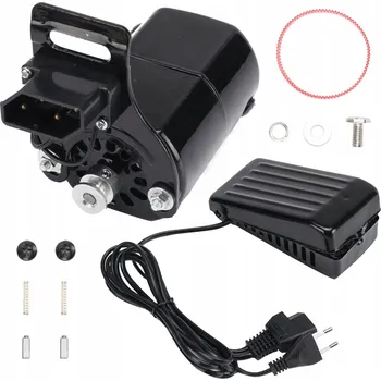Vrták DIY ŠICÍ STROJ S PEDÁLEM, REGULÁTOREM OTÁČEK + MOTOR 180W - SADA