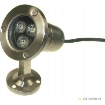 LED reflektor TERTA 3*1W 12V červený IP68