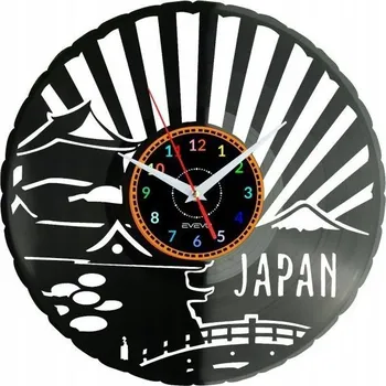 Hodiny Japonské Nástěnné Hodiny Vinylová Deska Moderní Dekorativní Dárek k Narozeninám