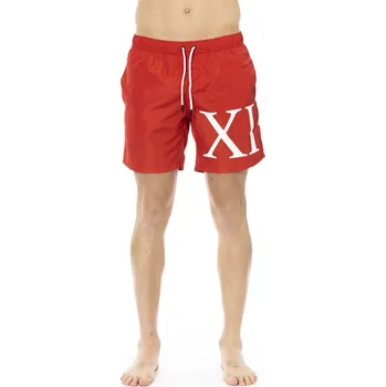 Pánské kraťasy Pánské šortky BKK1MBM11 Bikkembergs Beachwear Barva: Červená, Velikost: M