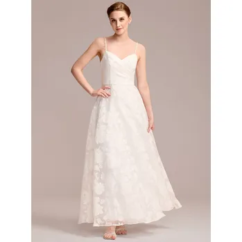 Dámské šaty Ever Pretty Svatební šaty se špagetovými ramínky Bílá XS