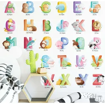 Tapeta Samolepka na zeď/Tapeta Abeceda Tiere KP-16593