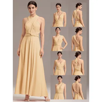 Cestovní taška Svatební šatů pro družičky - 72 stylů nošení Barva: Pudrová, Velikost: L