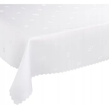 Prostěradlo Obrus odolný proti skvrnám 120x200 Polský výrobek, bílá barva, vzor W21