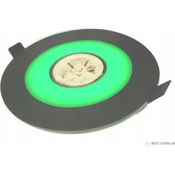 Bodové svítidlo Bodové svítidlo ARIES green 3*1W, denní bílá, stříbrná -