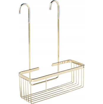 police Závěsná police Evg nerezová ocel žlutá 36x28x10 cm