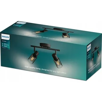 Bodové svítidlo Stropní bodové svítidlo kulatý Philips černé