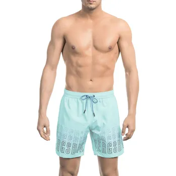 Pánské kraťasy Pánské šortky BKK1MBM02 Bikkembergs Beachwear Barva: Modrá, Velikost: XL