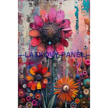 Látkový panel - Kočka - KČ-243 Velikost: 30x20cm, Materiál: Bavlna