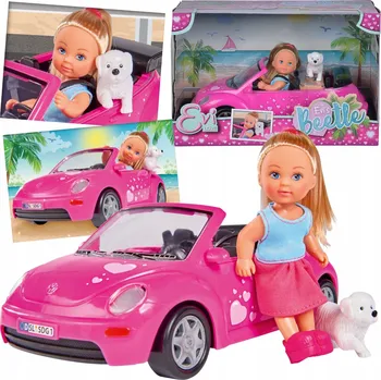 Panenka Simba Toys Evička s láskou New Beetle 5731539 Panenka