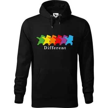 Pánská mikina DOBRÝ TRIKO Pánská mikina s potiskem Different Velikost pánské mikiny: 4XL, Barva: Černá