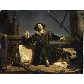 prostírání Prostírání na stůl Astronom Koperník, aneb Rozhovor s Bohem Jan Matejko