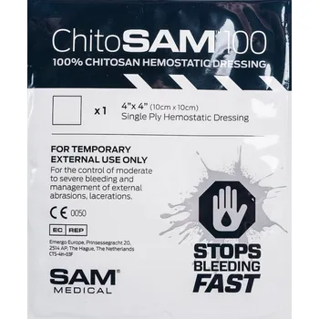 SAM Medical CHITOSAM 100 hemostatické krytí 10 cm x 10 cm