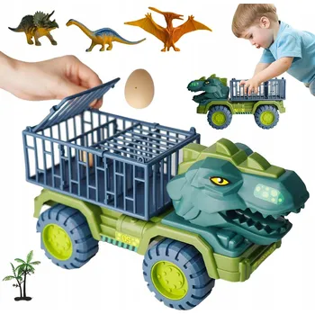 autíčko VELKÝ NÁKLADNÍ AUTOMOBIL HRAČKA DINOSAURUS AUTO DINOSAUŘI TRANSPORTER DÁREK