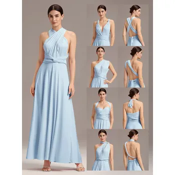 Cestovní taška Svatební šatů pro družičky - 72 stylů nošení Barva: Modrá, Velikost: L