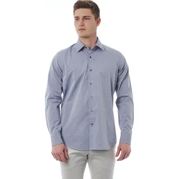 Pánská košile Pánská košile 050_AL 11618 Bagutta Barva: Šedá, Velikost: 46