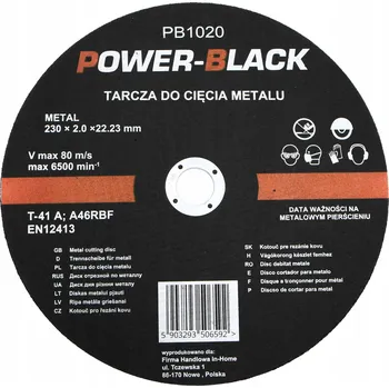 Řezný kotouč Řezací kotouč na kov Power-Black PB1020