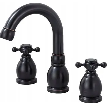 Vodovodní baterie Černá koupelnová baterie k umyvadlu baterie sada k umyvadlu