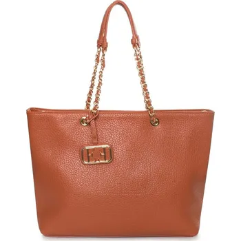 Kabelka Dámská kabelka na rameno EVF68101-NOEMI Egon Von Furstenberg Barva: Hnědá